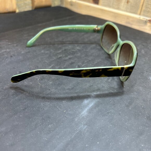 Kate Spade Akira/P/S Polarized Sunglasses Size 54-17-130 Tortoise & Green Frame - Picture 7 of 11